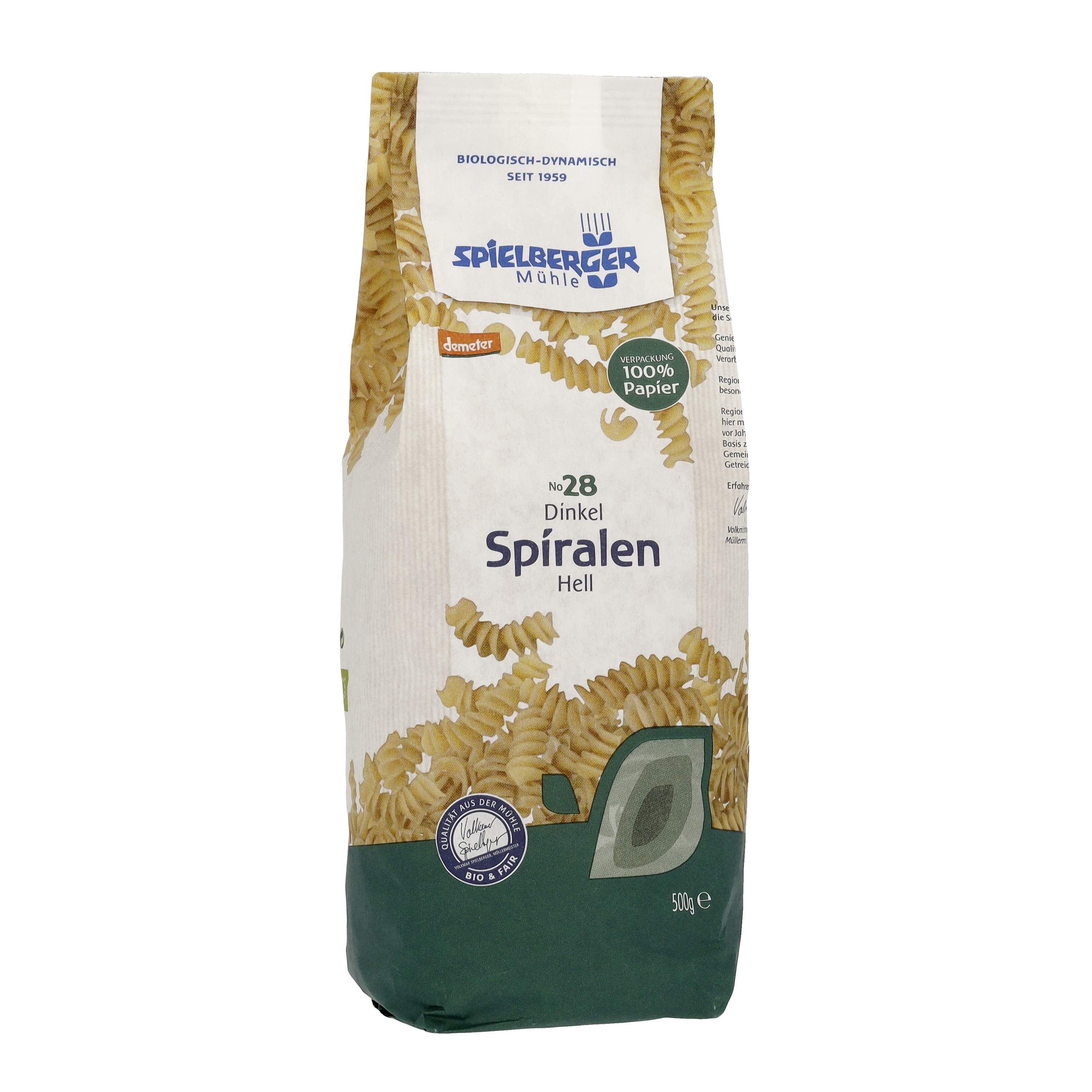 Dinkel Spiralen hell, DEMETER