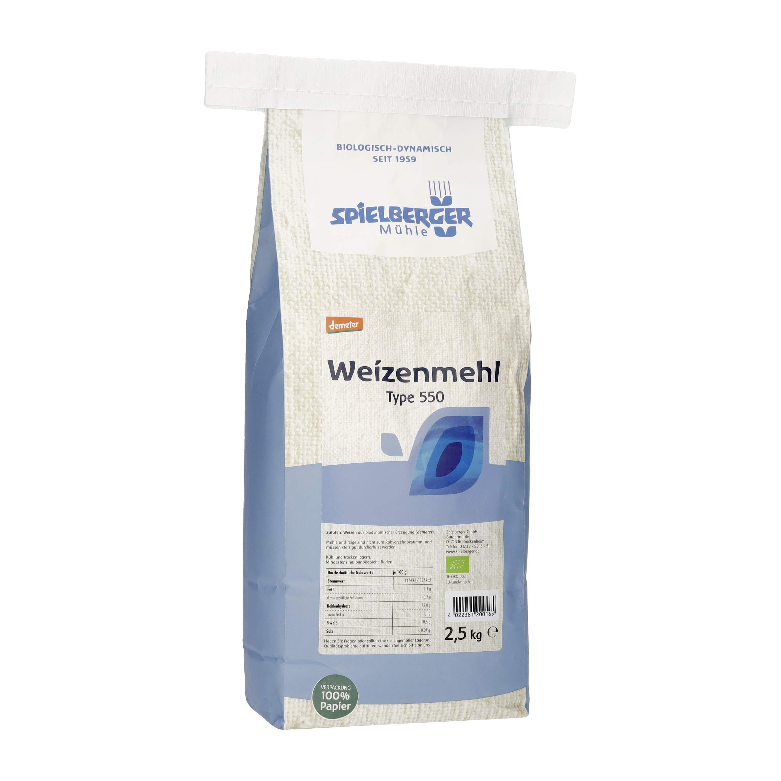 Weizenmehl 550, 2,5kg