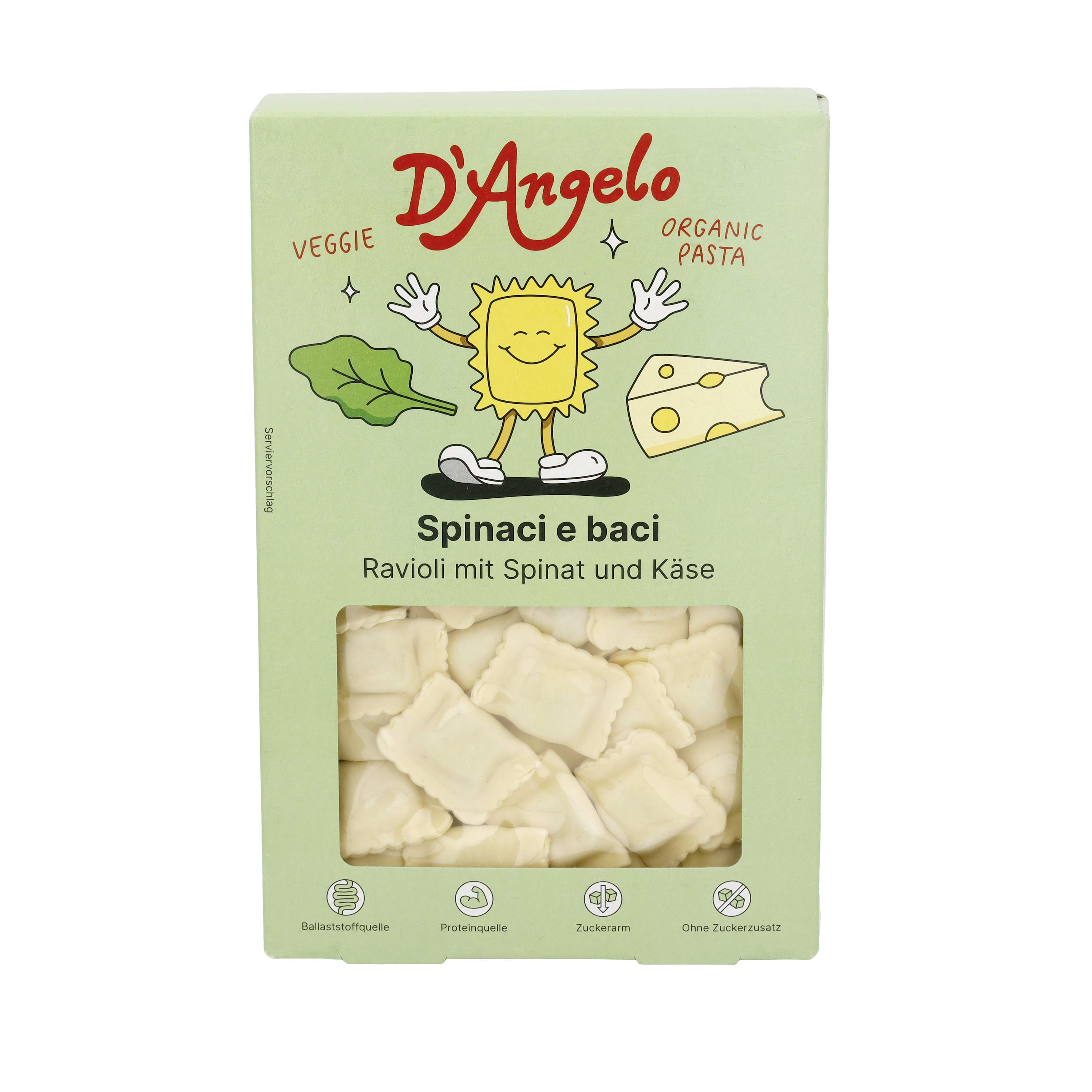 Ravioli Käse-Spinat