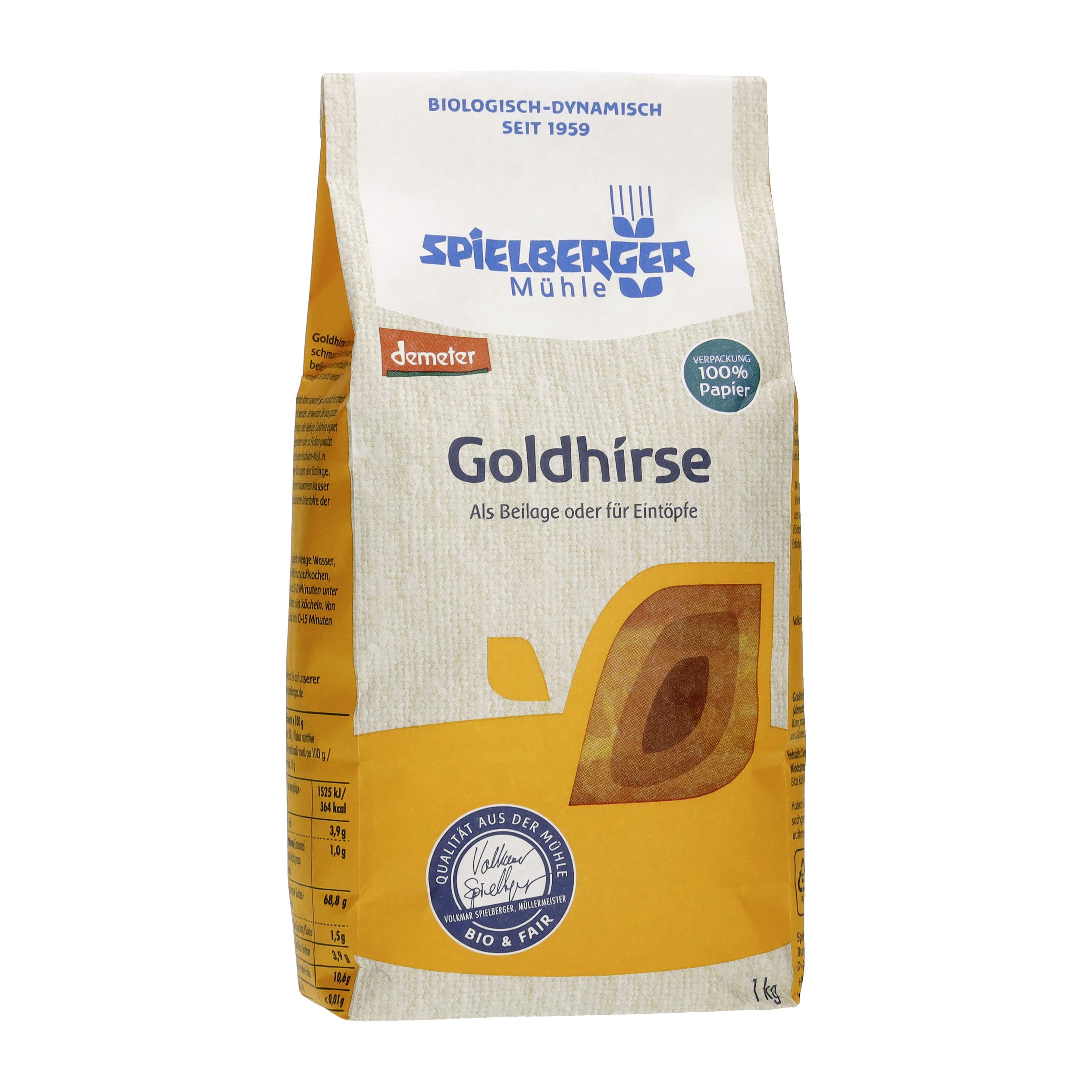 Goldhirse 1kg demeter