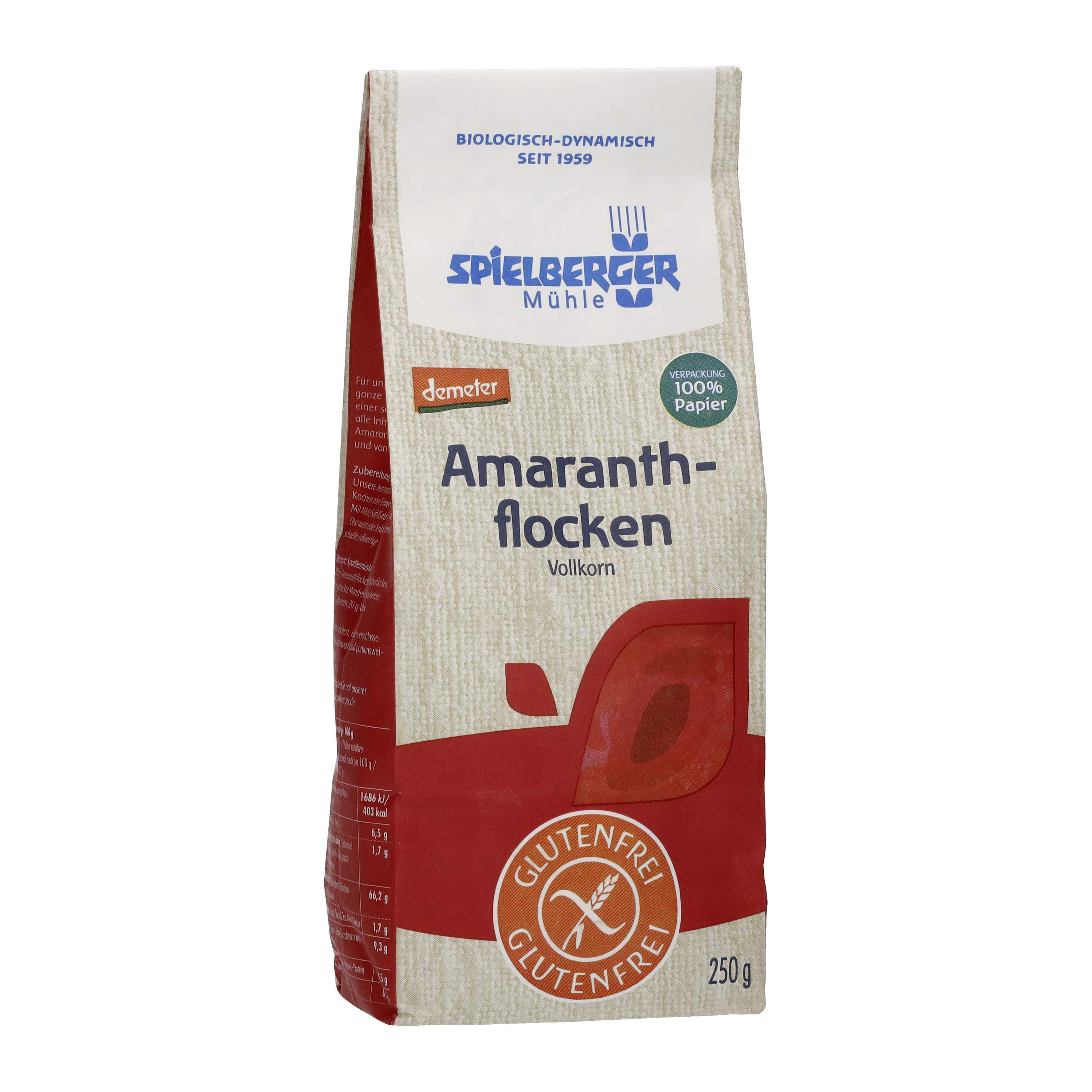 Amaranthflocken, deutscher Anbau