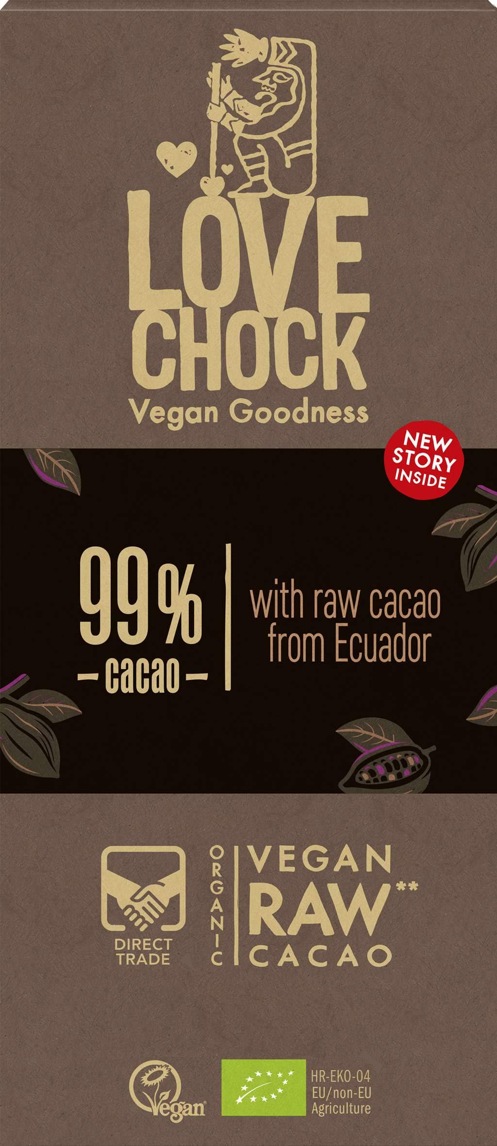Lovechock Tafel 99% Kakao