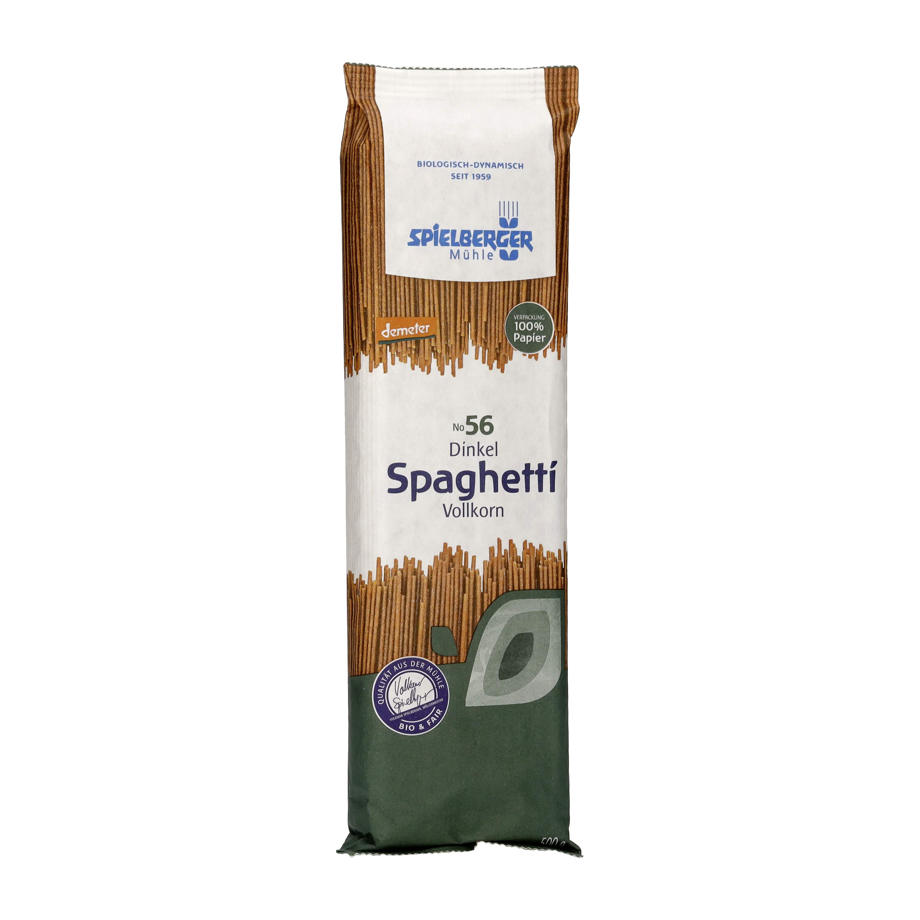 Dinkel Spaghetti Vollkorn in Papier