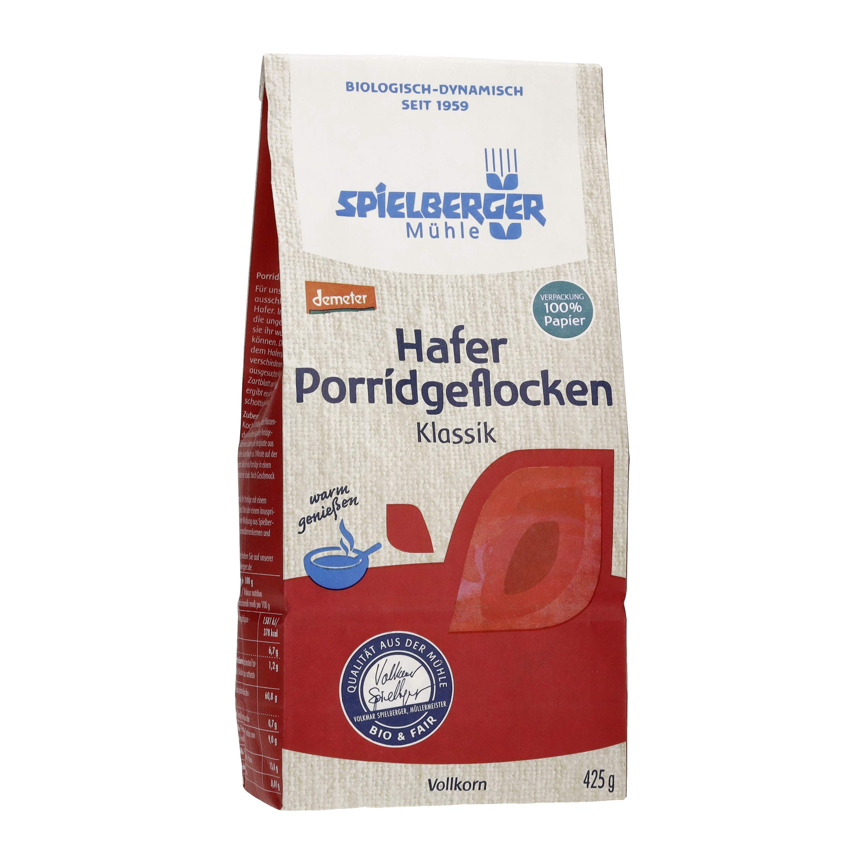 Hafer Porridgeflocken Klassik
