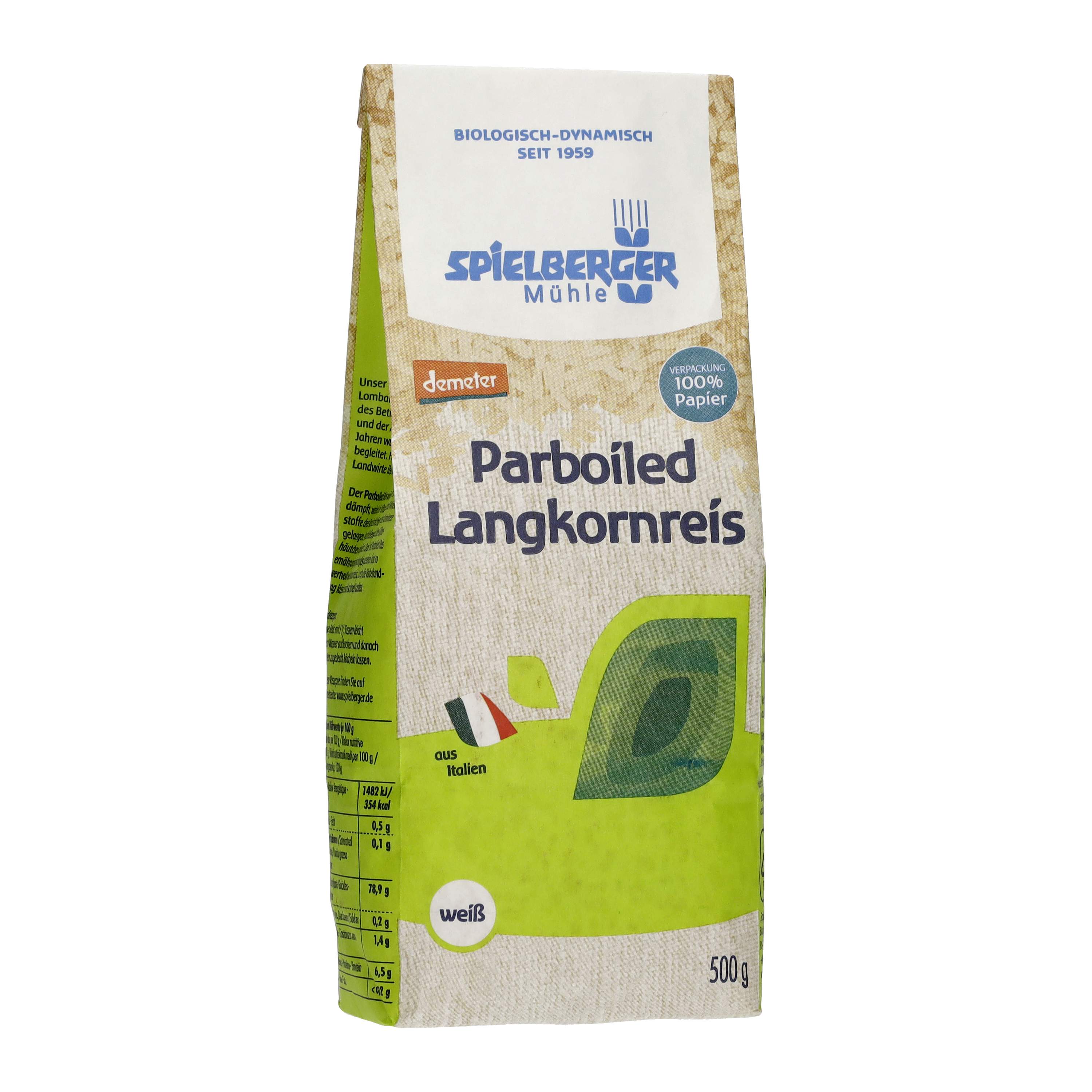Parboiled Langkornreis
