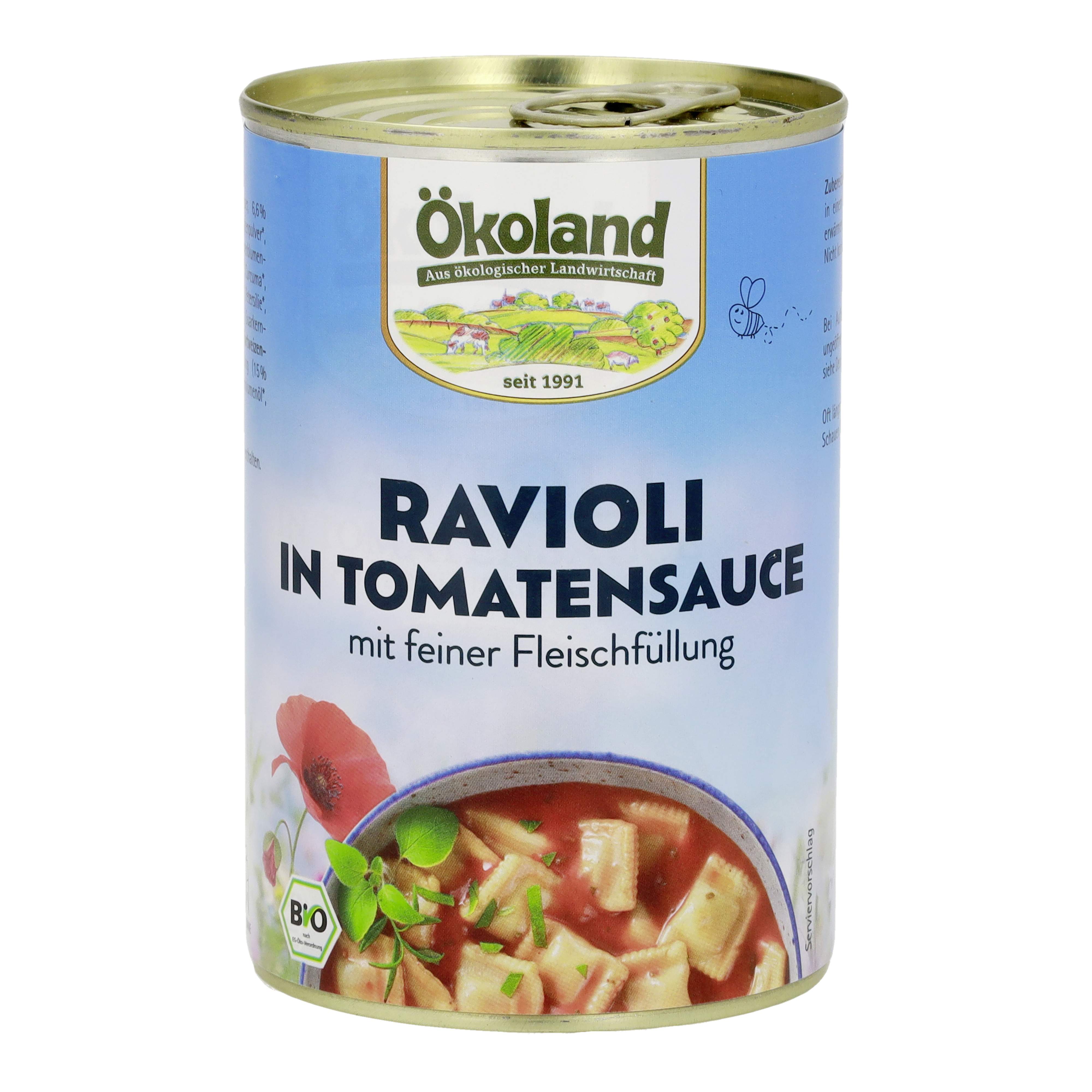 Ravioli, Ökoland
