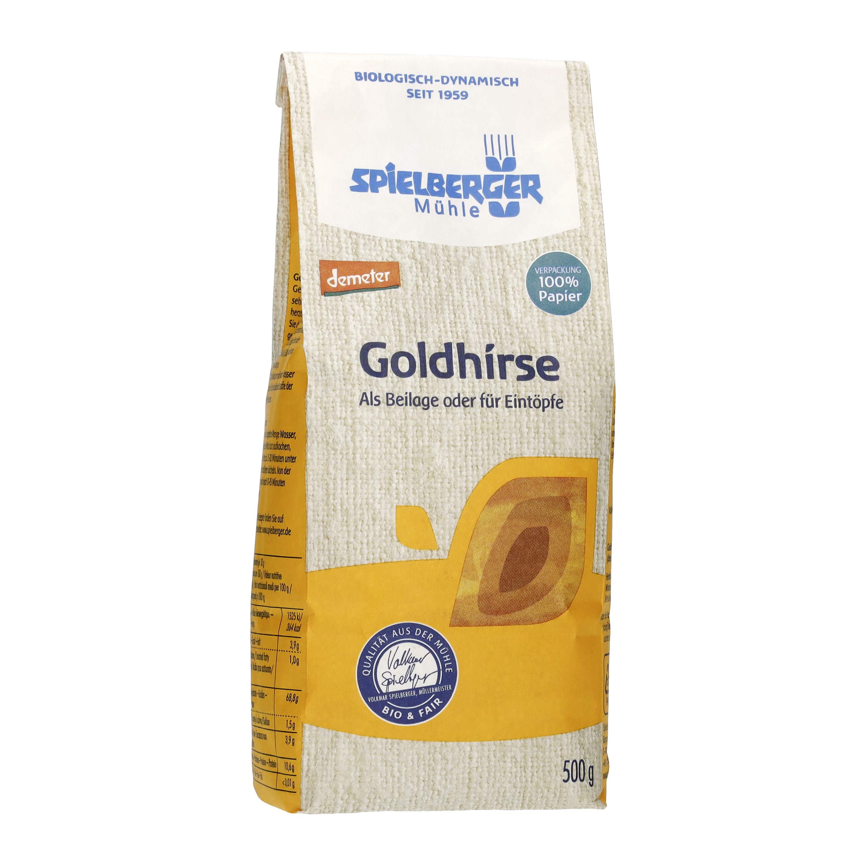 Goldhirse 500g, DEMETER