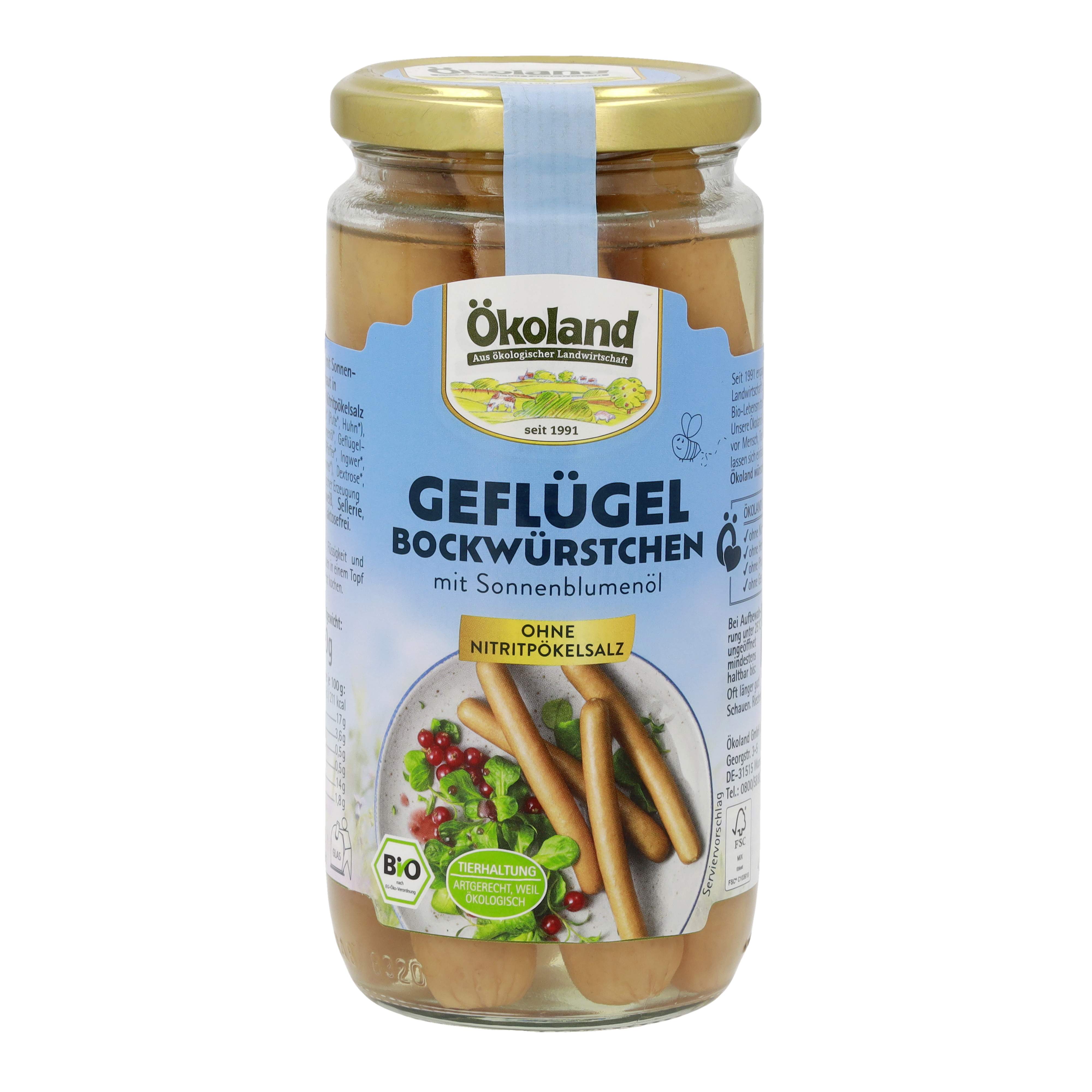 Geflügel Bockwürstchen