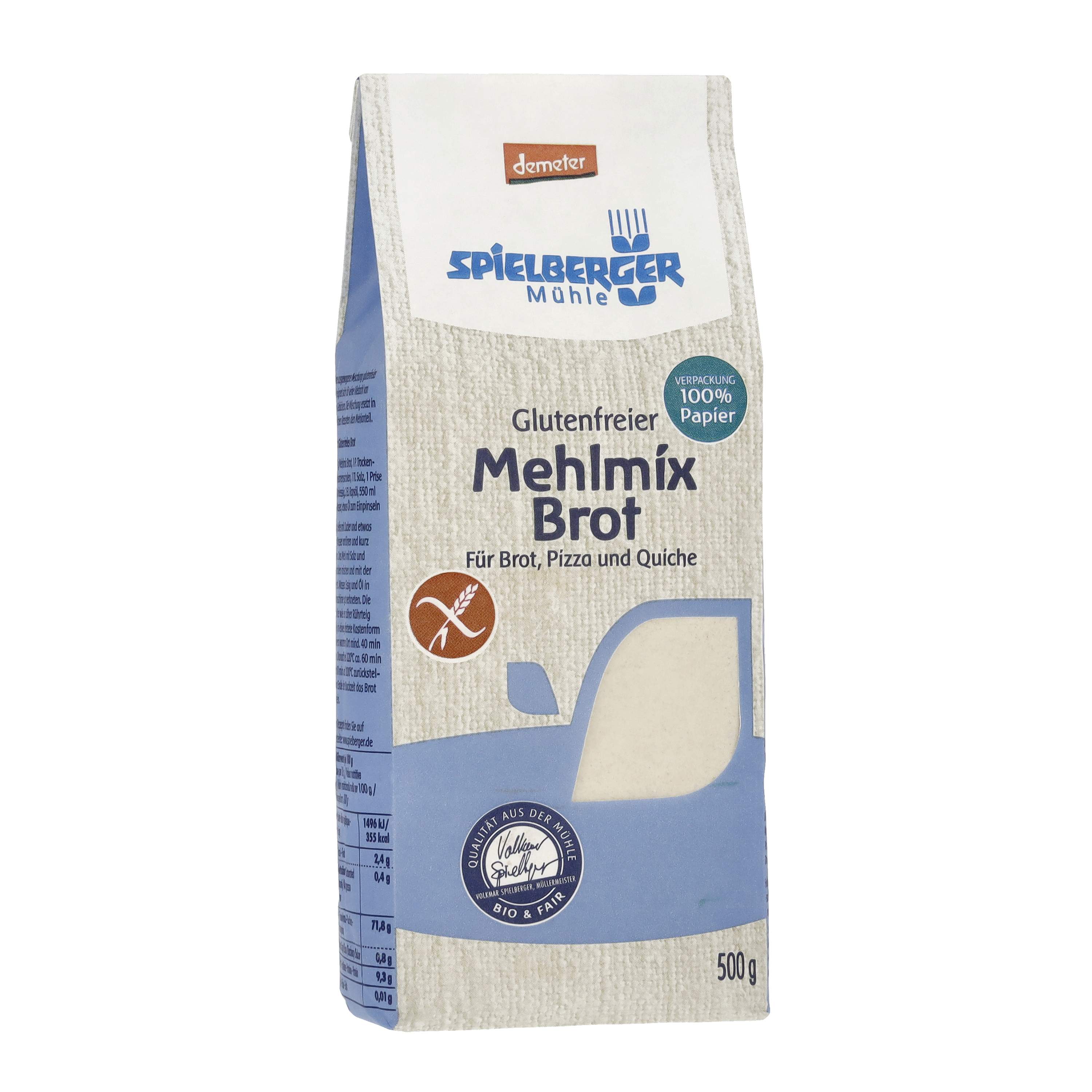 Mehlmix Brot glutenfrei