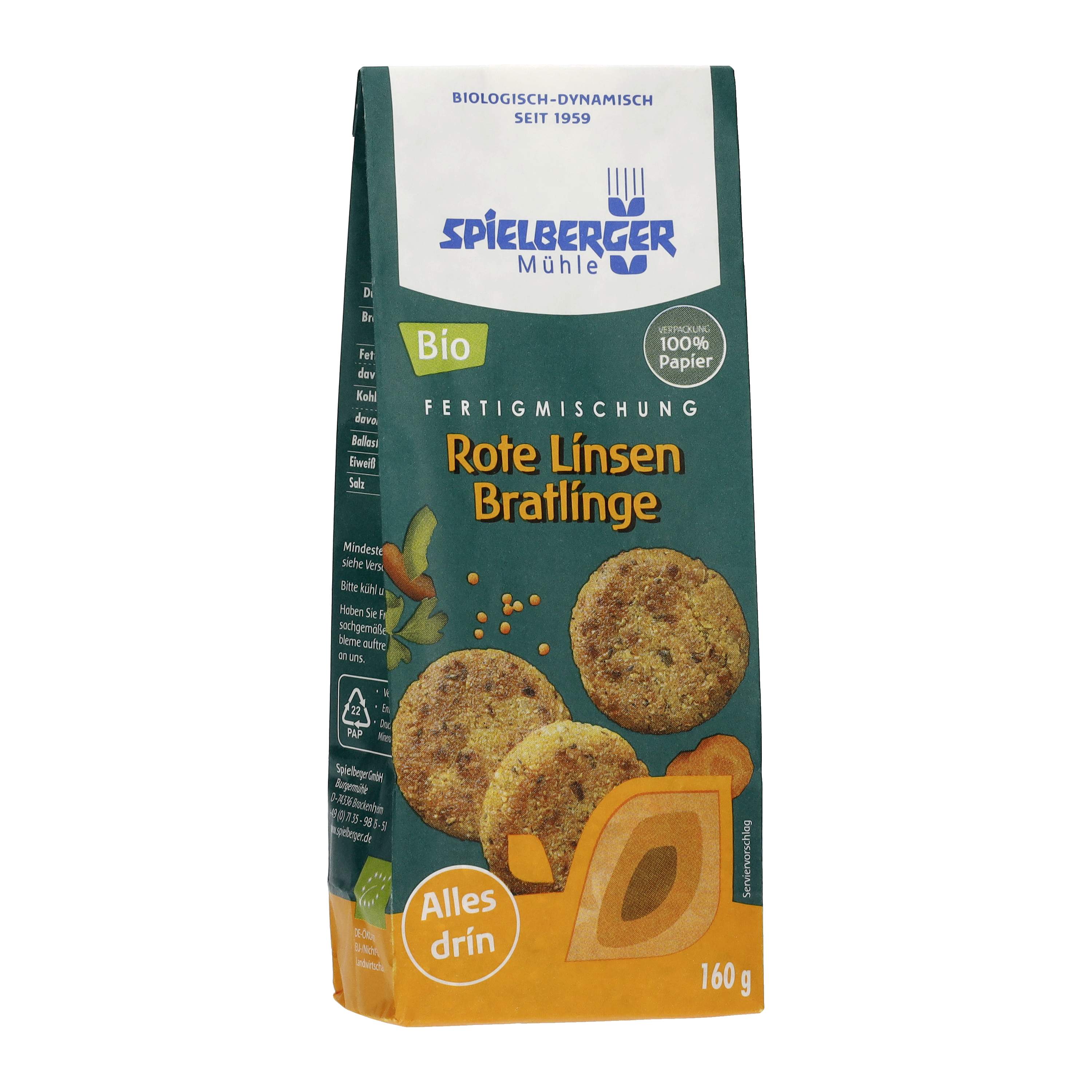 Rote Linsen Bratlinge