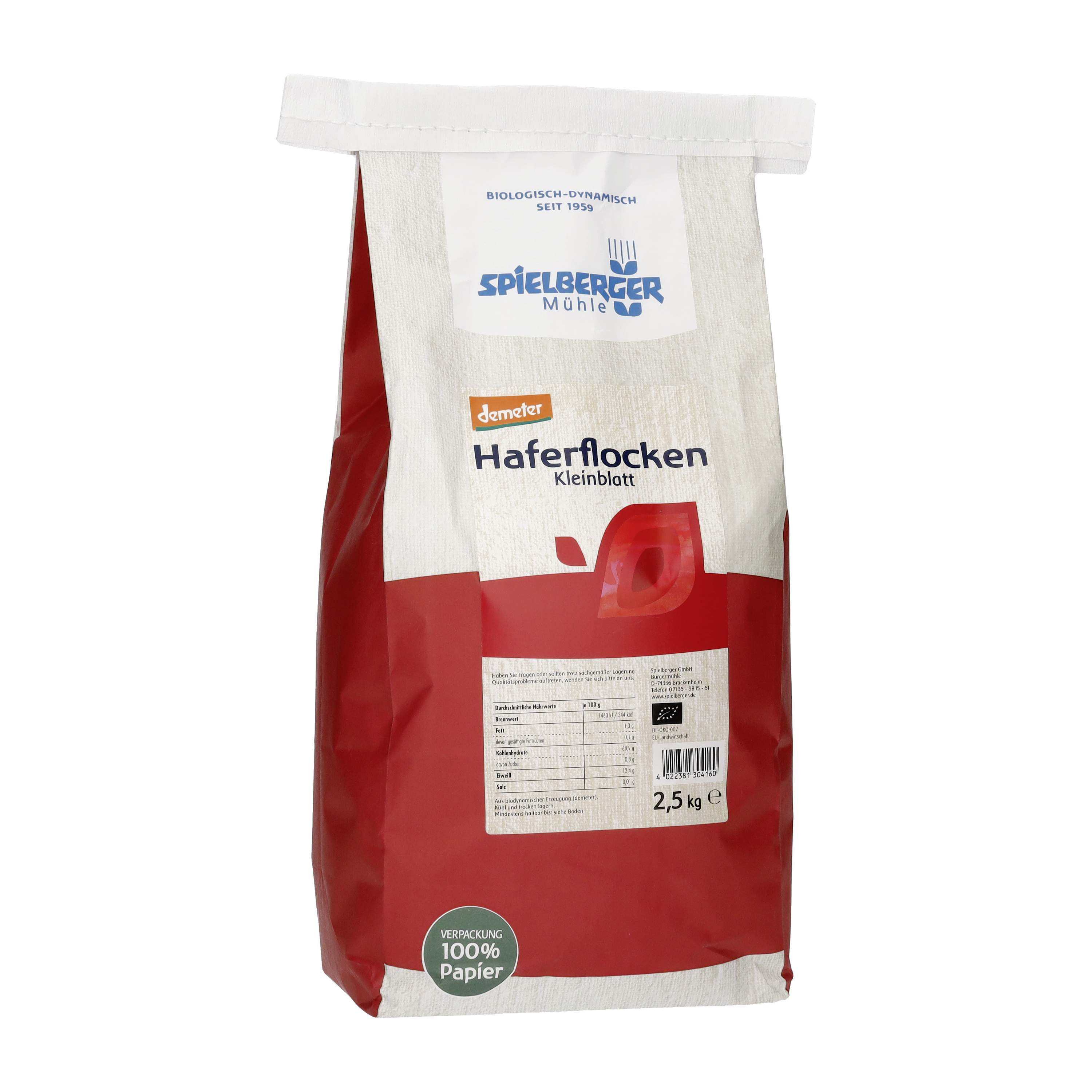 Haferflocken fein 2,5 kg - Vorratsaktion