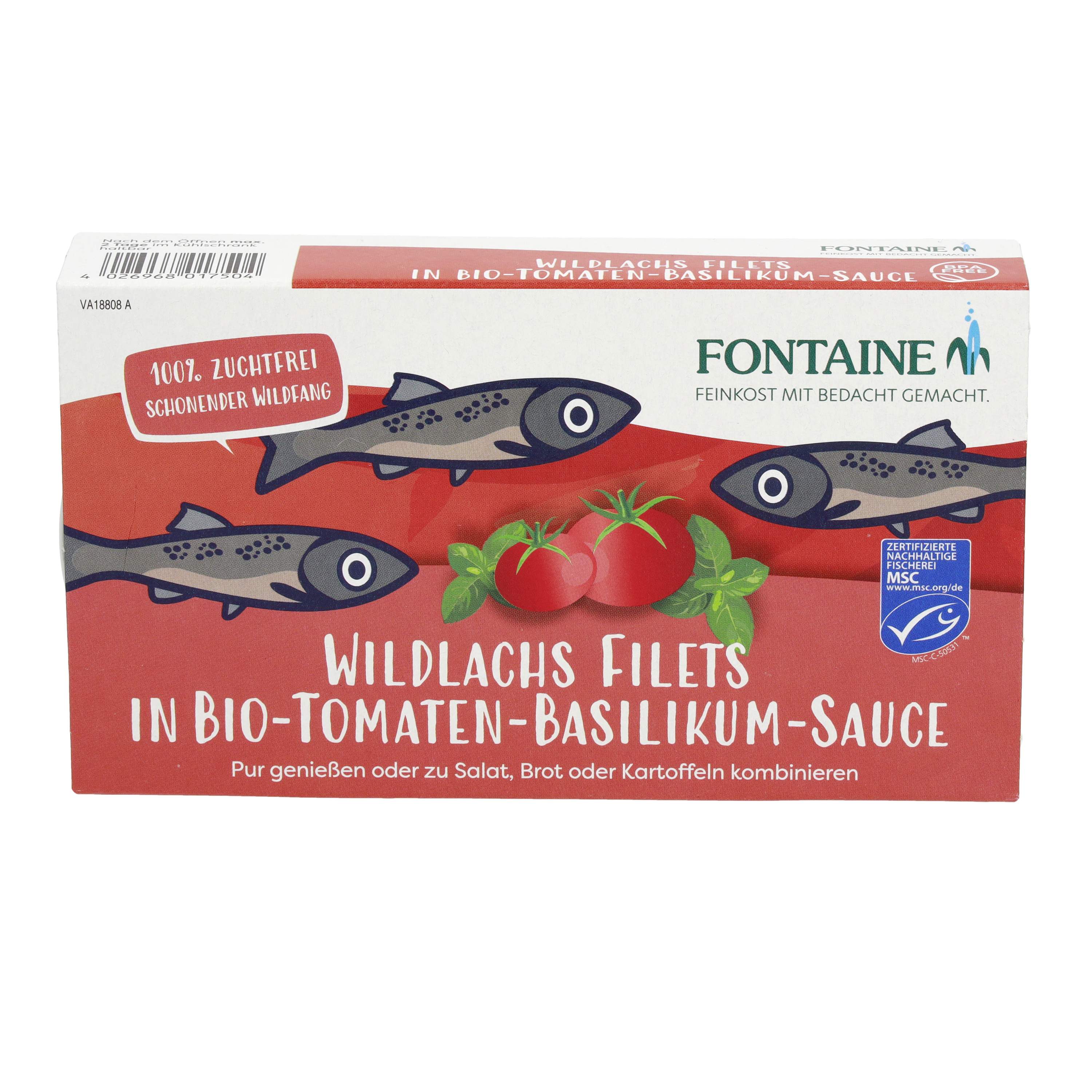 Wildlachsfilet in Tomatencreme