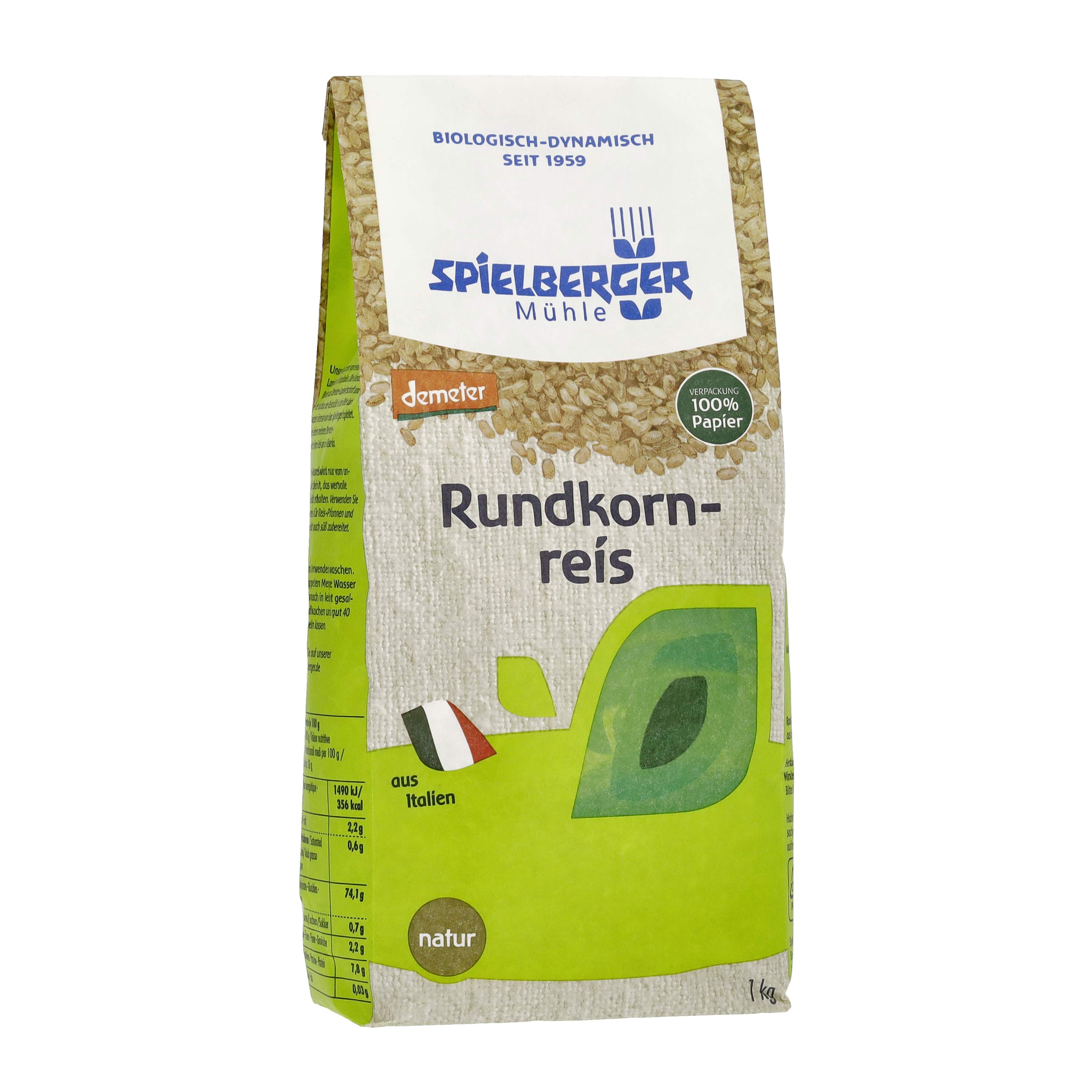 Naturreis Rundkorn 1 kg