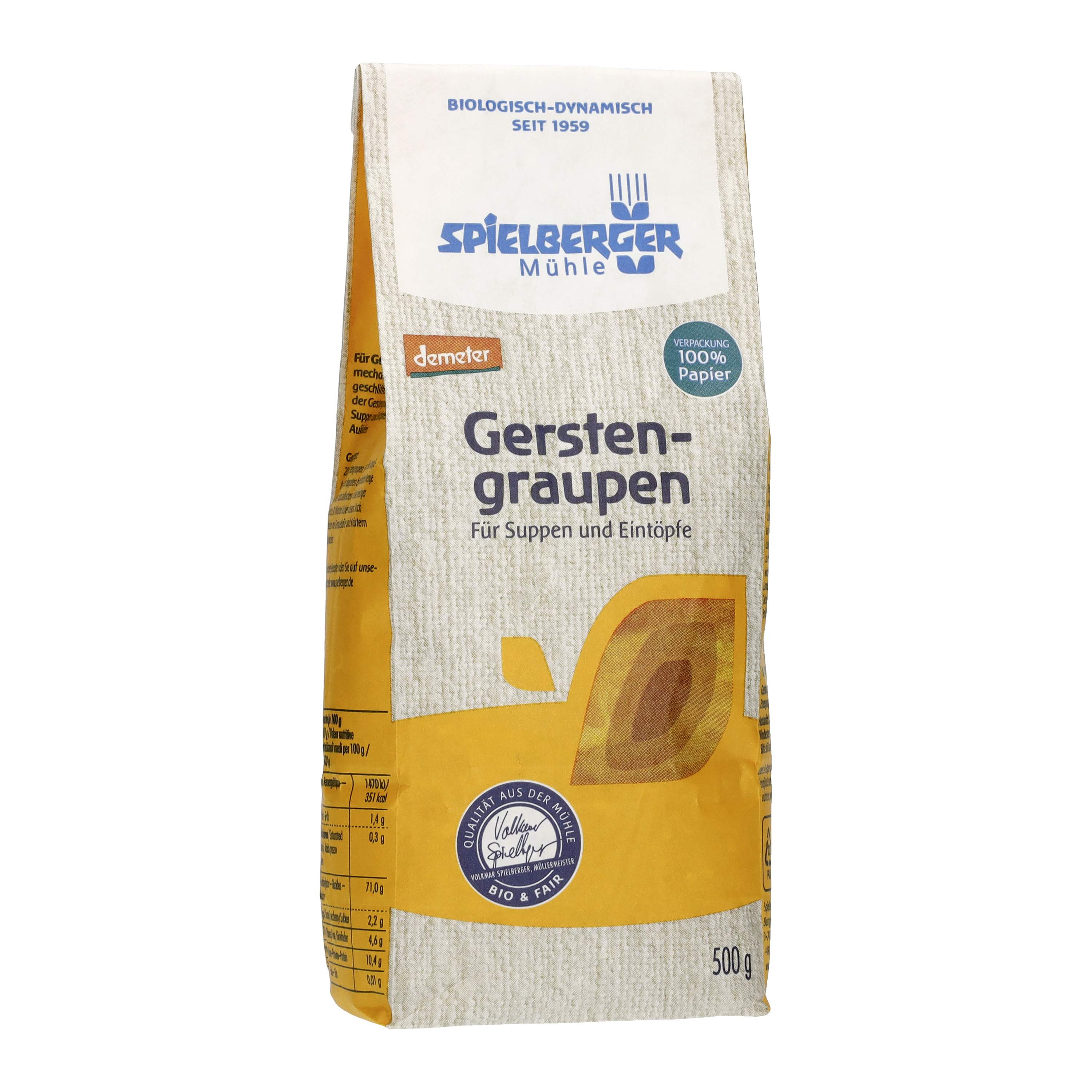 Gerstengraupen, Spielberger