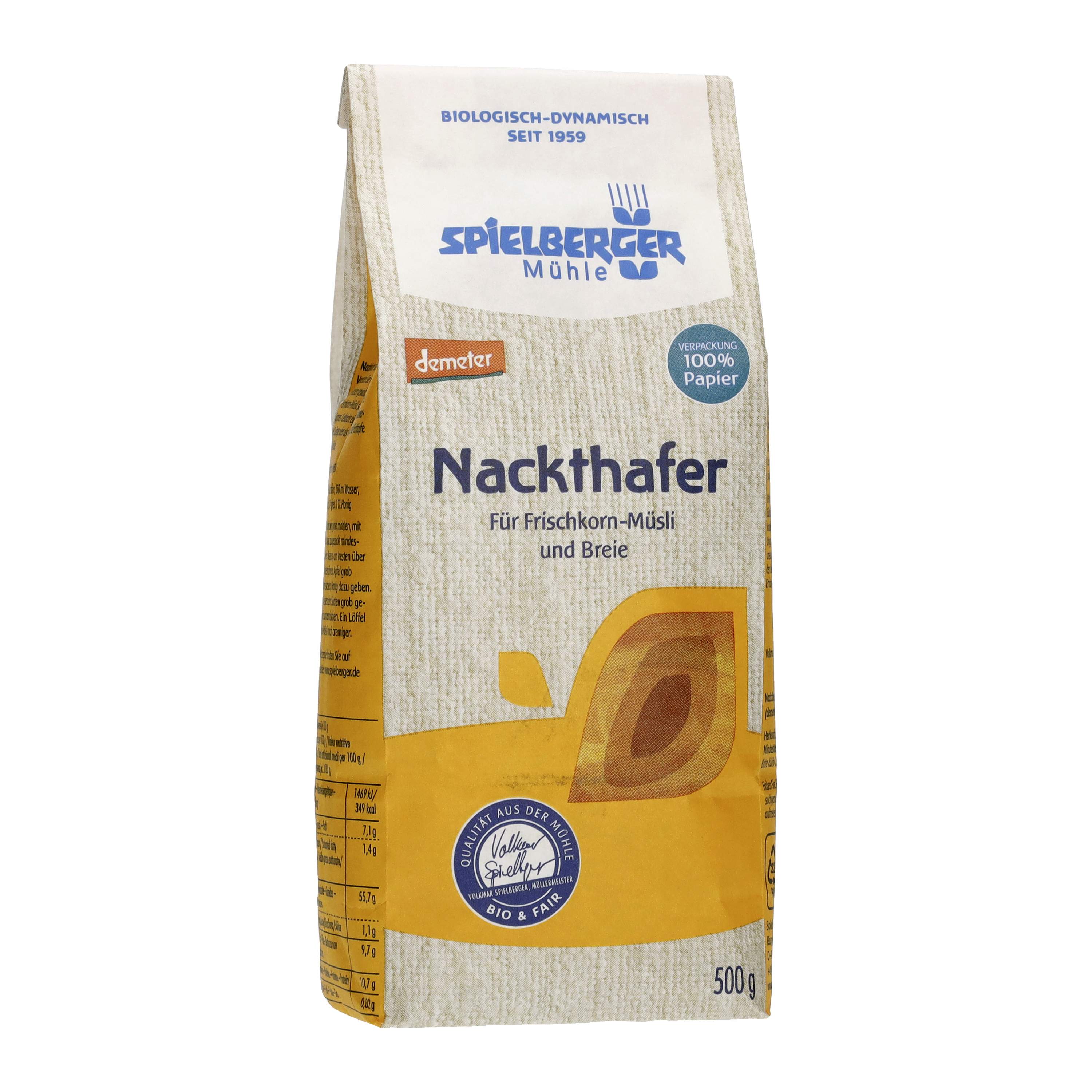 Nackthafer 500g Demeter