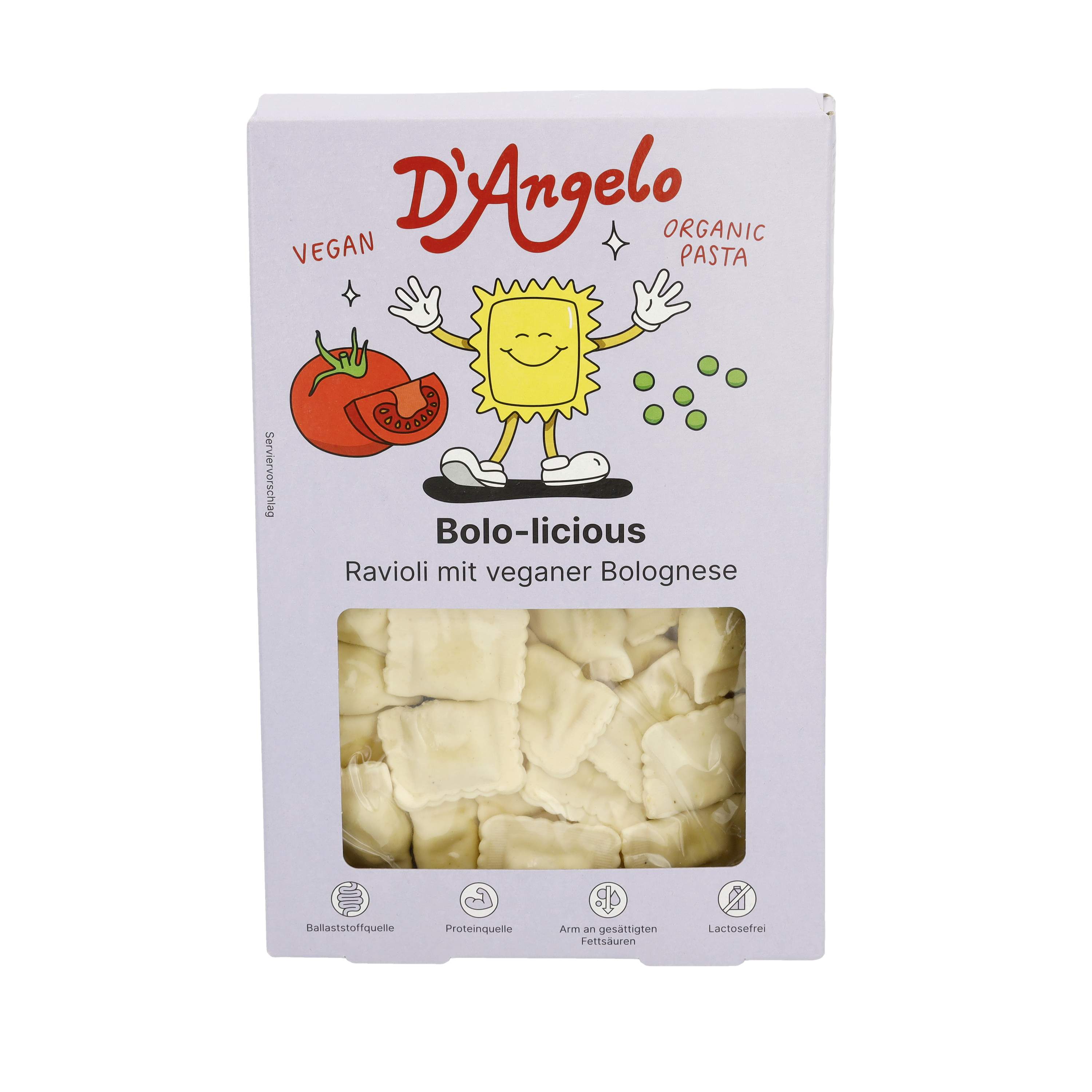 Ravioli mit veganer Bolognese