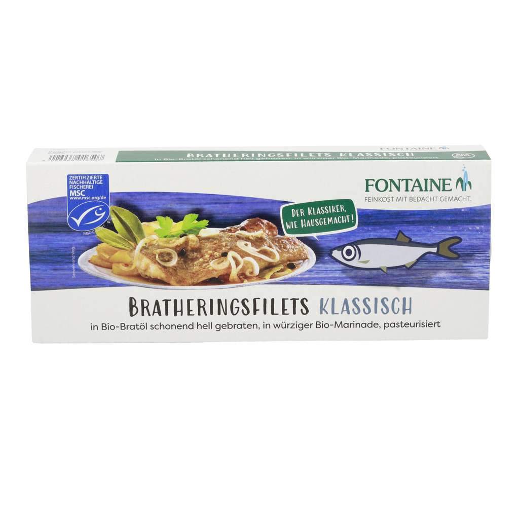 Brathering-Filets in Marinade
