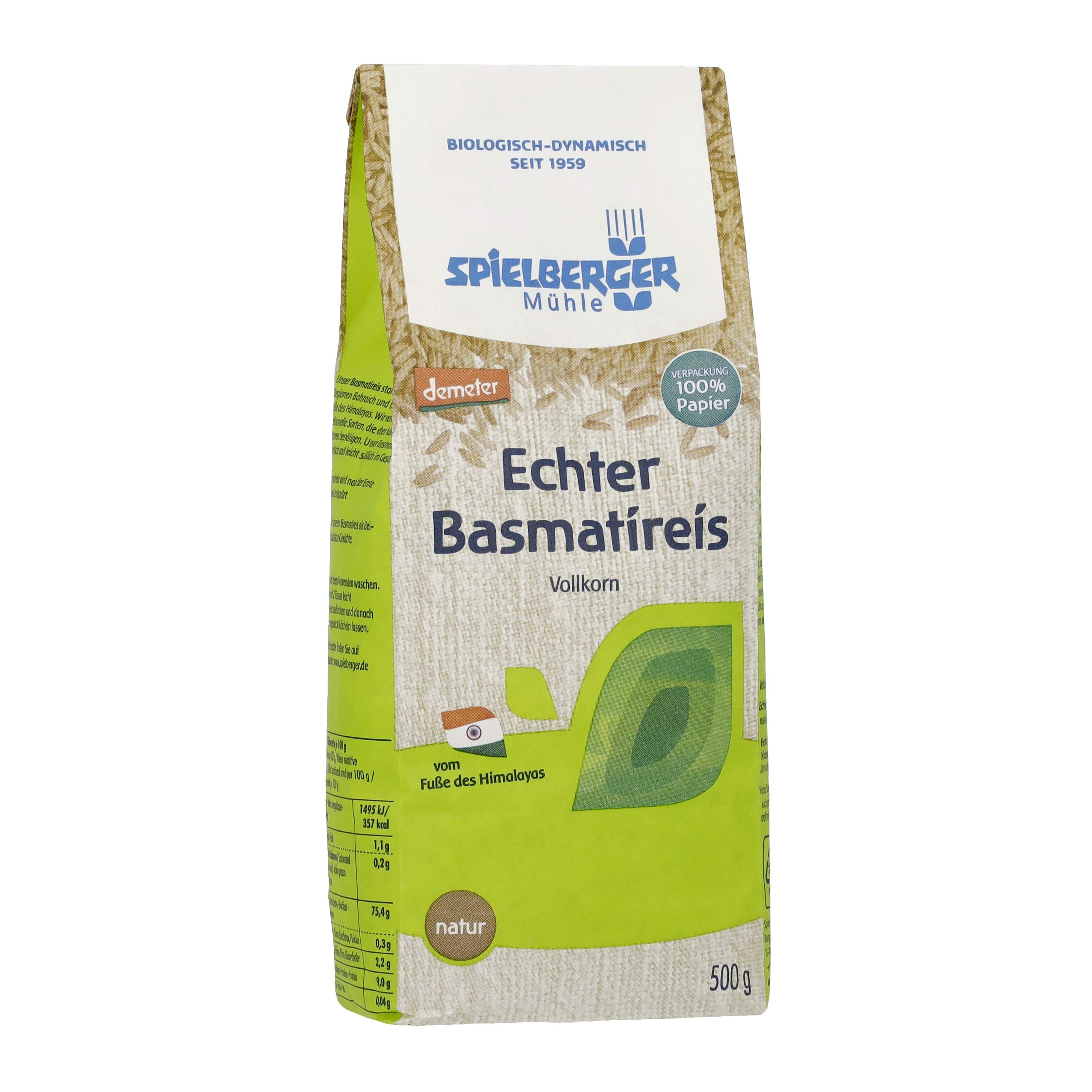 Echter Basmatireis natur 500g Spielberger