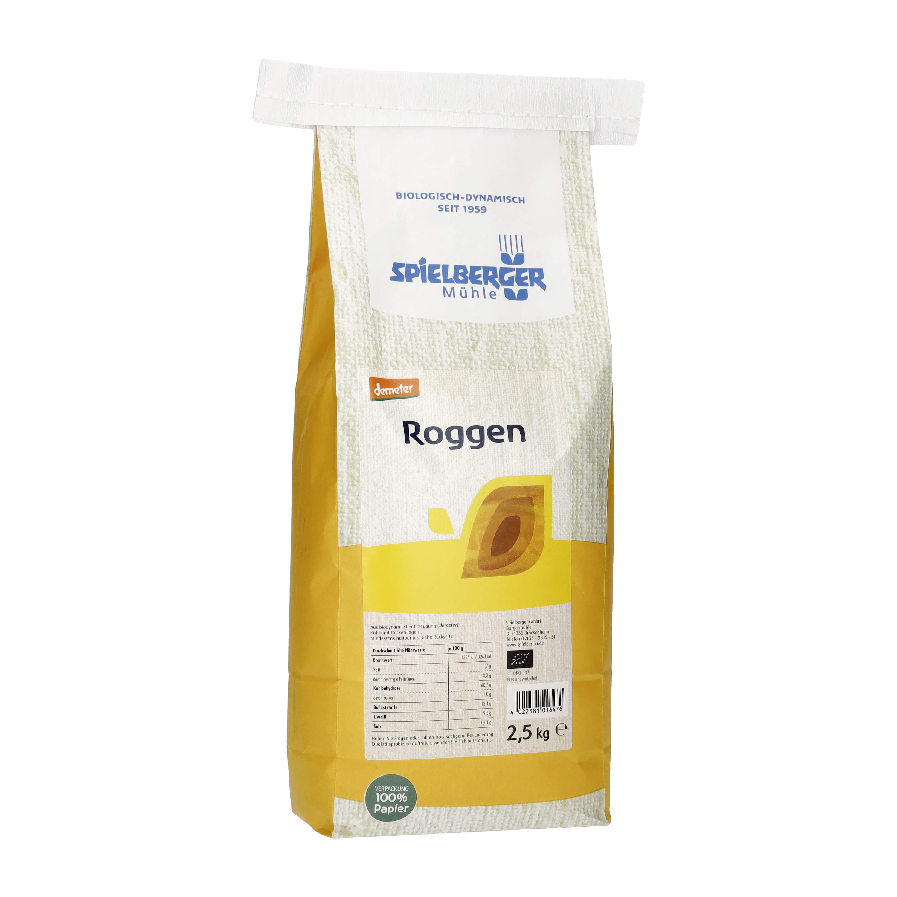 Roggen 2,5kg Demeter