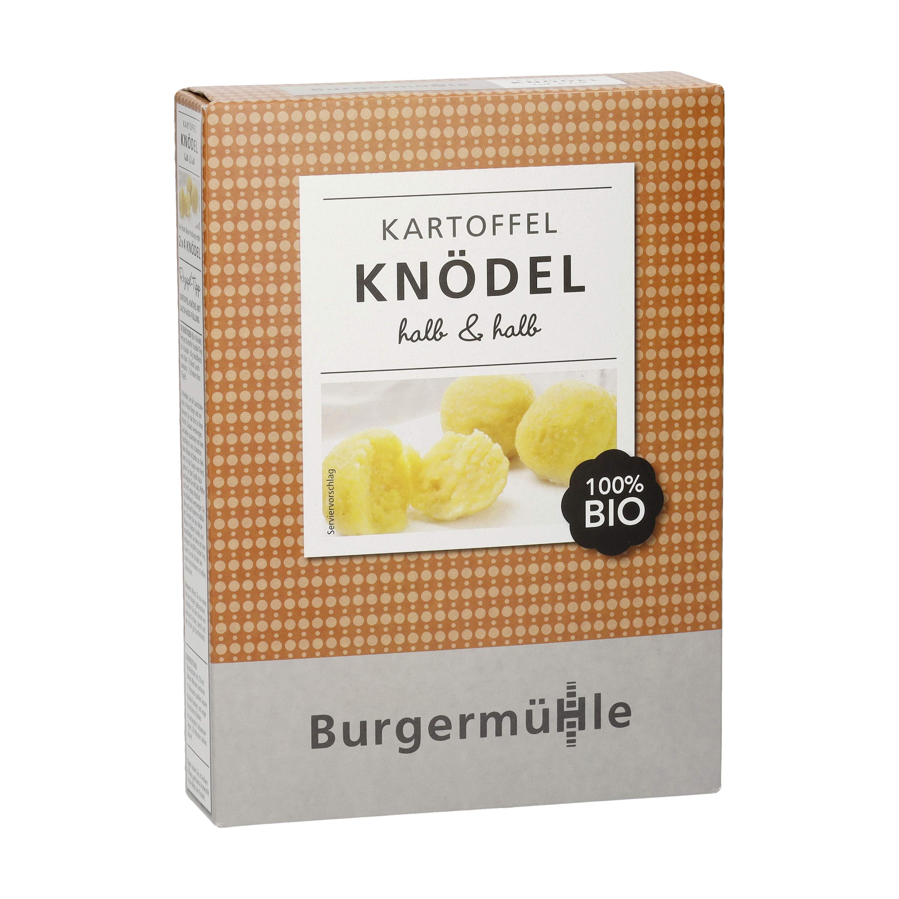 Kartoffelknödel halb&halb, Burgermühle