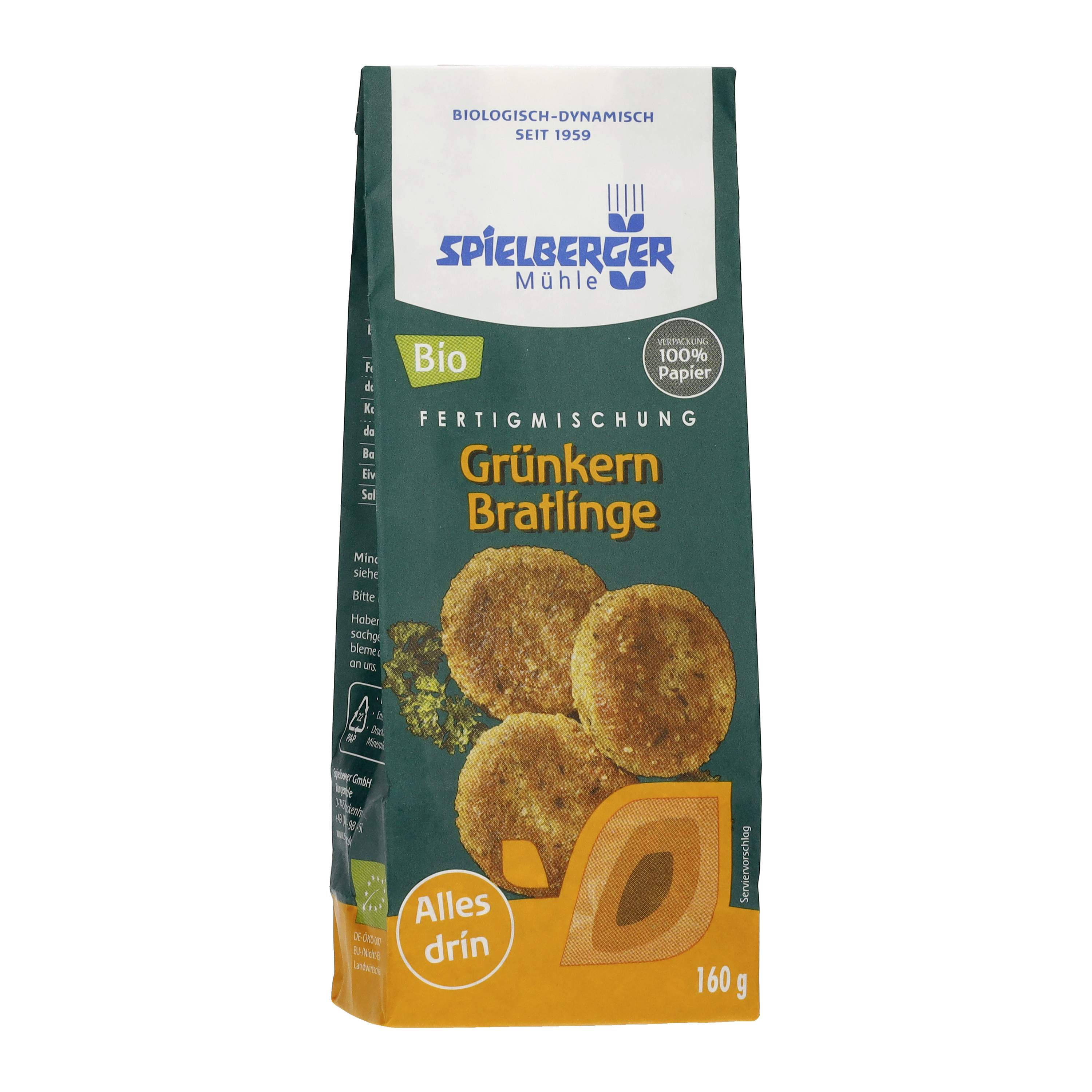 Grünkern Burger Spielberger