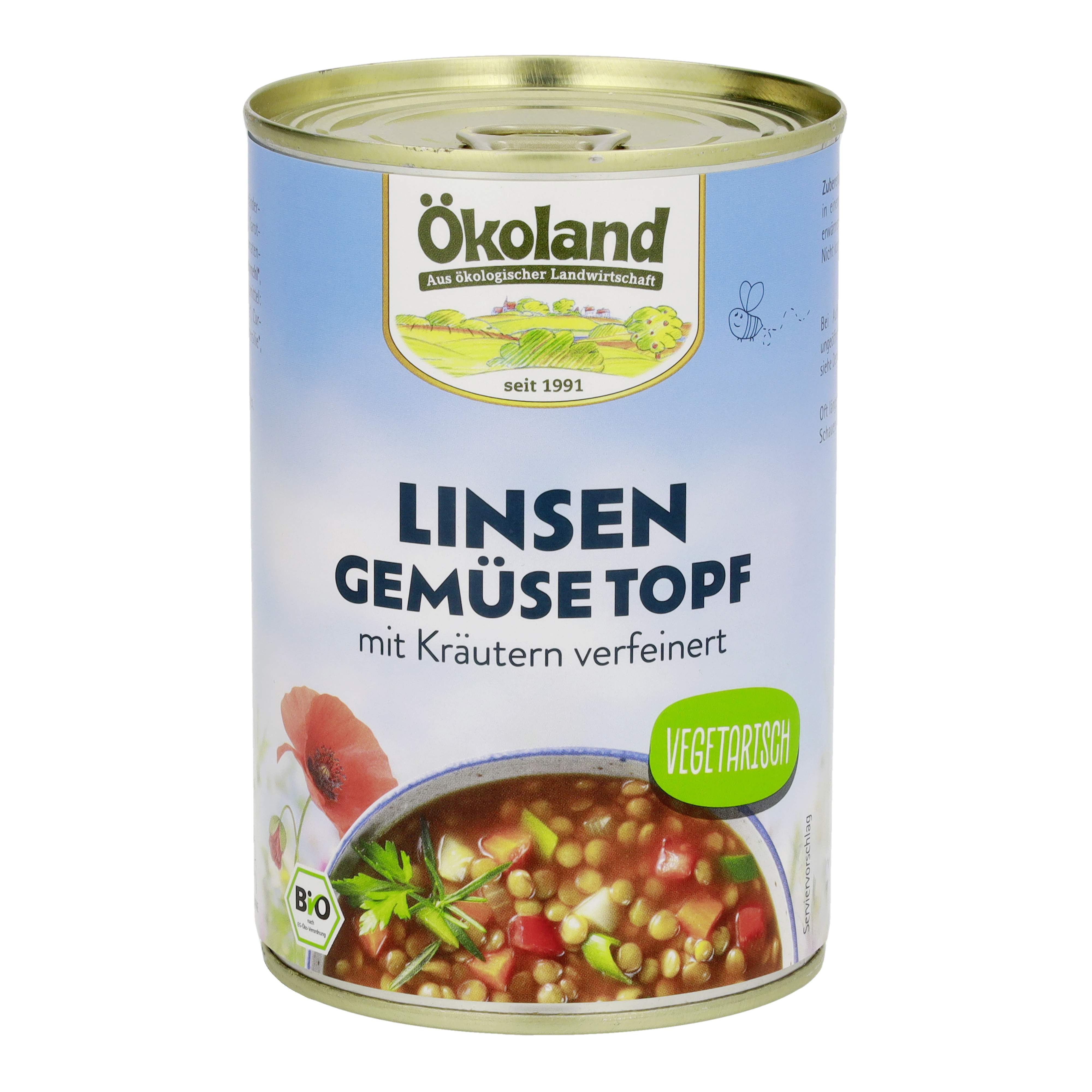 Linsen Gemüse Topf