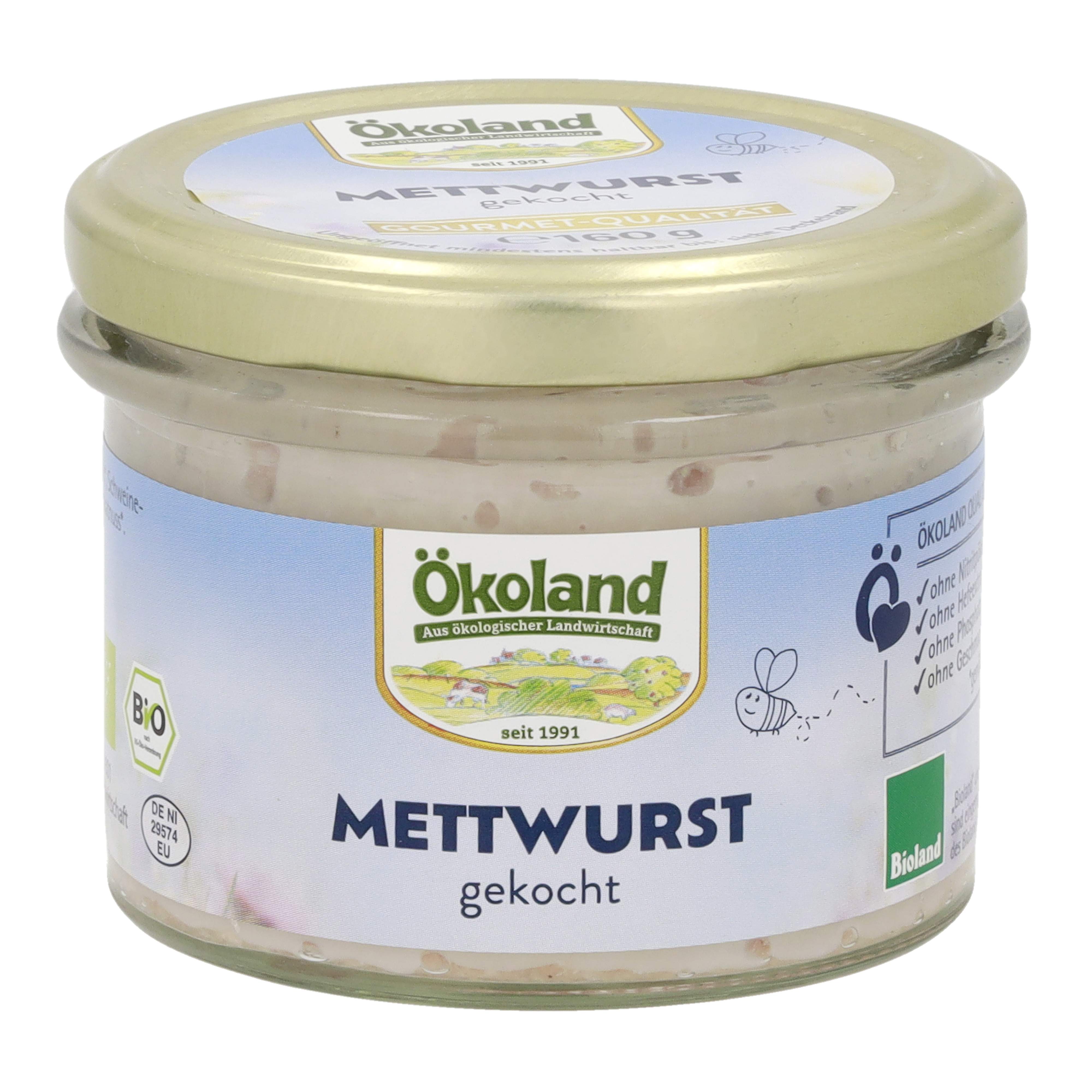 Mettwurst gekocht Gourmet Qualität im Glas