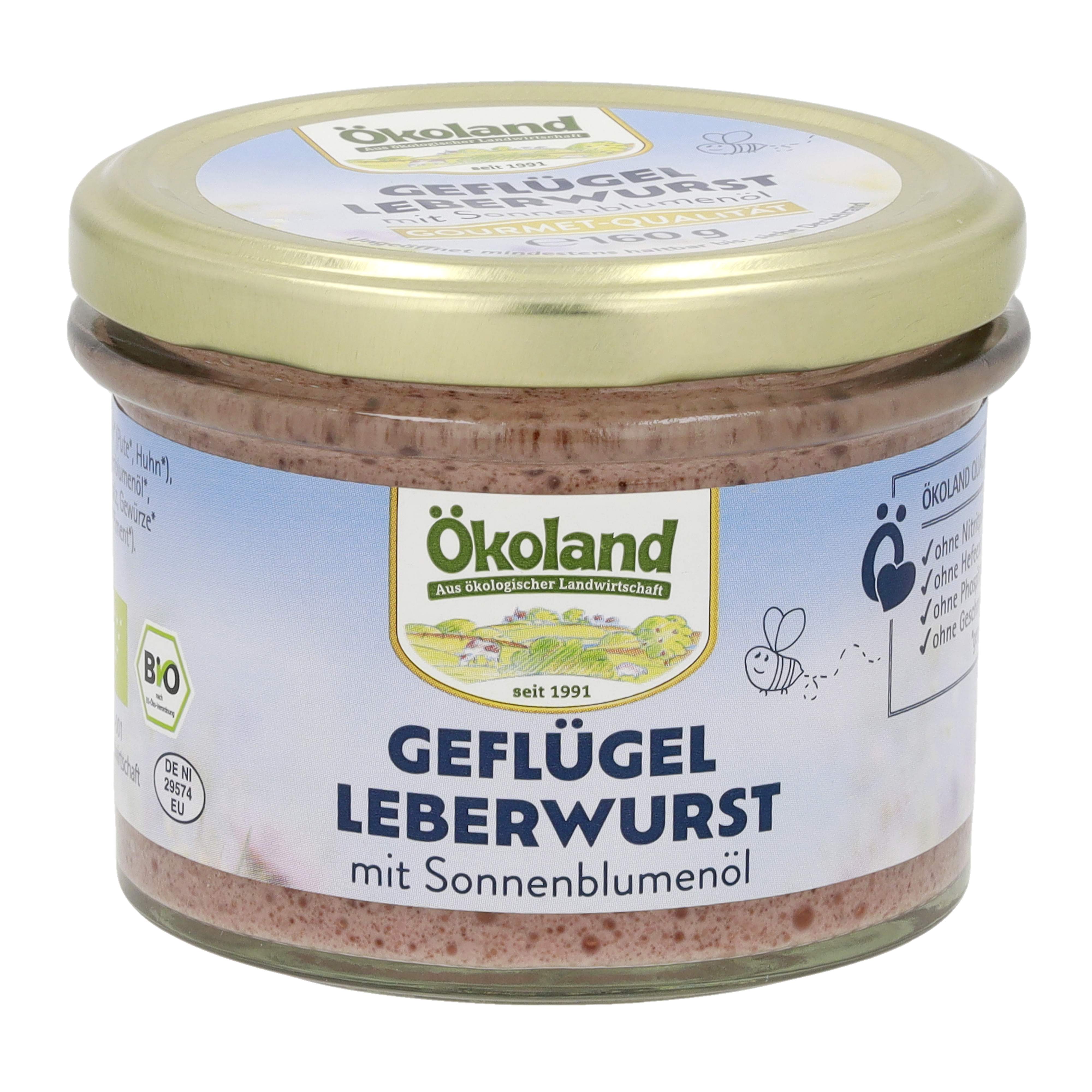 Geflügel Leberwurst Gourmet Qualität im Glas